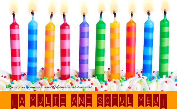 Felicitari de la multi ani pentru Sot - La multi ani sotul meu!