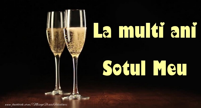 Felicitari de la multi ani pentru Sot - La multi ani sotul meu