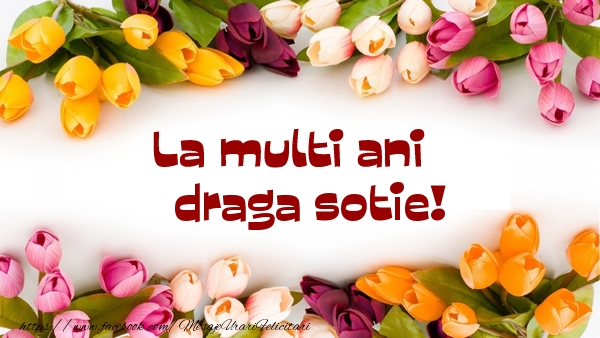 Felicitari de la multi ani pentru Sotie - La multi ani draga sotie!