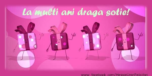 Felicitari de la multi ani pentru Sotie - La multi ani draga sotie!
