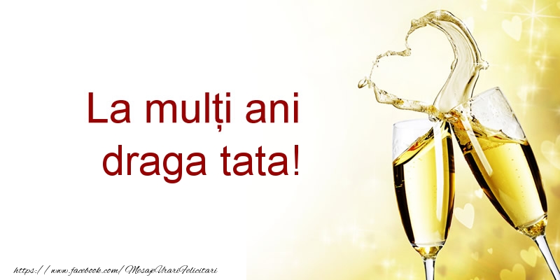 Felicitari de la multi ani pentru Tata - La multi ani draga tata!