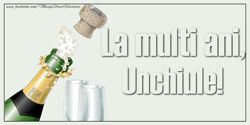 Felicitari de la multi ani pentru Unchi - La multi ani, unchiule!