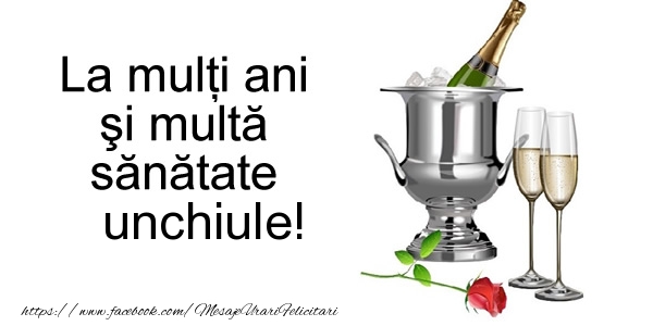 Felicitari de la multi ani pentru Unchi - La multi ani si multa sanatate unchiule!