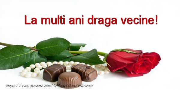 Felicitari de la multi ani pentru Vecin - La multi ani draga vecine!