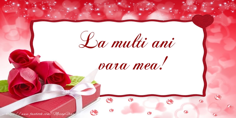 Felicitari de la multi ani pentru Verisoara - La multi ani vara mea!