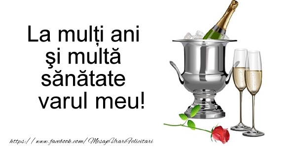 Felicitari de la multi ani pentru Verisor - La multi ani si multa sanatate varul meu!
