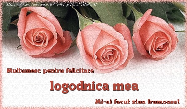 Felicitari de multumire pentru Logodnica - Multumesc pentru felicitare logodnica mea! Mi-ai facut ziua frumoasa!