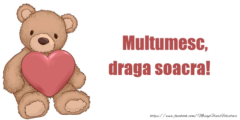 Felicitari de multumire pentru Soacra - Multumesc, draga soacra!
