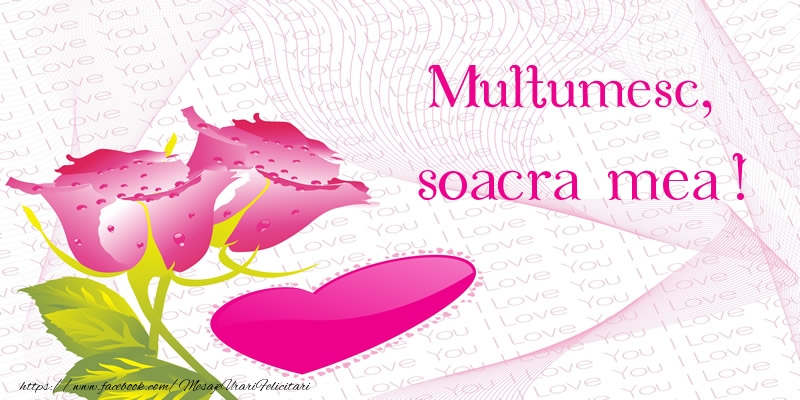 Felicitari de multumire pentru Soacra - Multumesc, soacra mea!