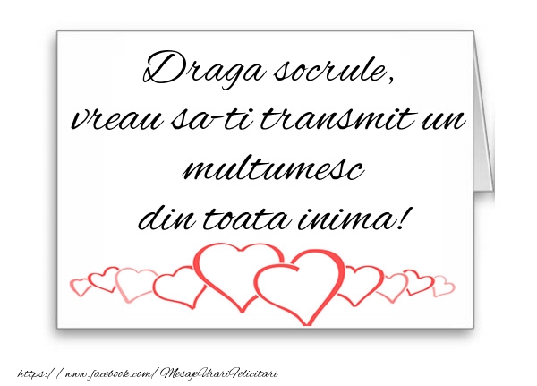 Felicitari de multumire pentru Socru - Draga socrule, vreau sa-ti transmit un multumesc din toata inima!