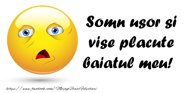 Felicitari de noapte buna pentru Baiat - Somn usor si vise placute baiatul meu!