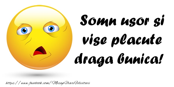 Felicitari de noapte buna pentru Bunica - Somn usor si vise placute draga bunica!