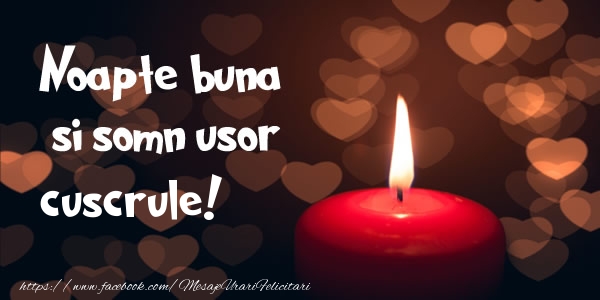 Felicitari de noapte buna pentru Cuscru - Noapte buna si Somn usor cuscrule!