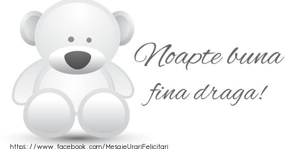 Felicitari de noapte buna pentru Fina - Noapte buna fina draga!