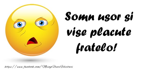 Felicitari de noapte buna pentru Frate - Somn usor si vise placute fratelo!