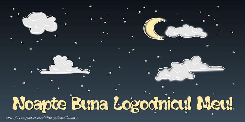 Felicitari de noapte buna pentru Logodnic - Noapte Buna logodnicul meu!