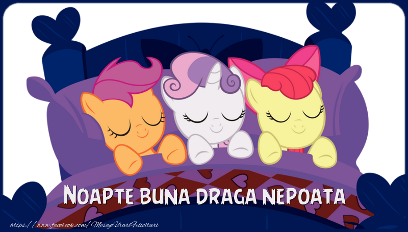 Felicitari de noapte buna pentru Nepoata - Noapte buna draga nepoata