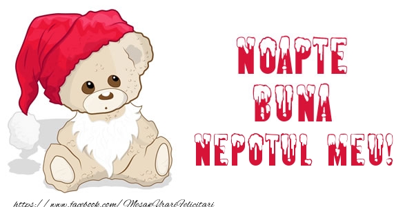 Felicitari de noapte buna pentru Nepot - Noapte buna nepotul meu!