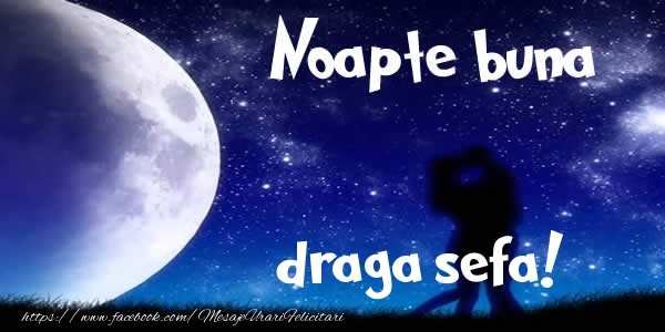 Felicitari de noapte buna pentru Sefa - Noapte buna draga sefa!
