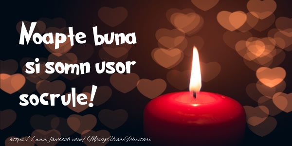 Felicitari de noapte buna pentru Socru - Noapte buna si Somn usor socrule!