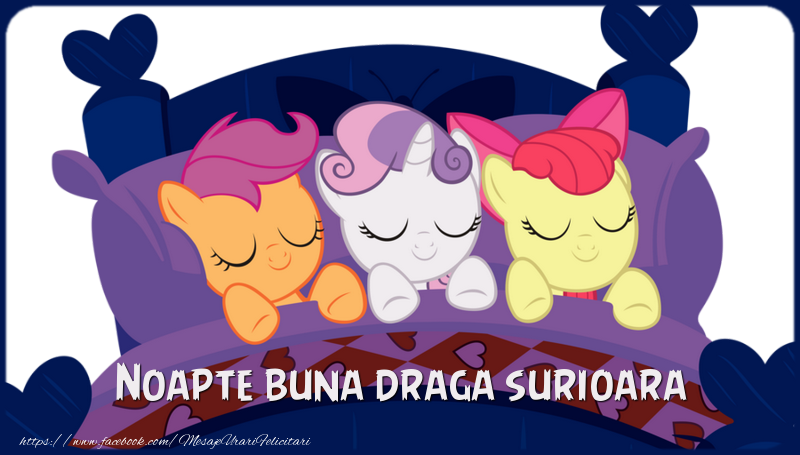 Felicitari de noapte buna pentru Sora - Noapte buna draga surioara
