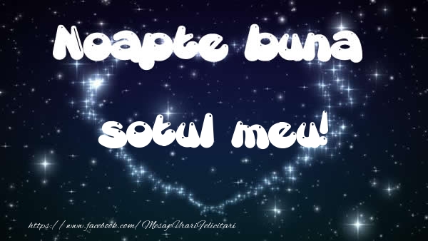 Felicitari de noapte buna pentru Sot - Noapte buna sotul meu!
