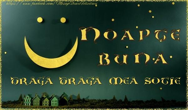 Felicitari de noapte buna pentru Sotie - Noapte buna draga mea sotie