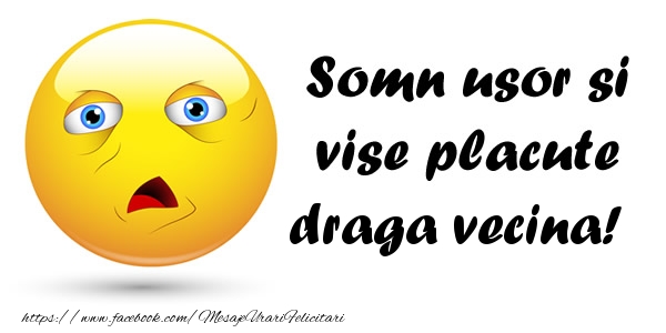 Felicitari de noapte buna pentru Vecina - Somn usor si vise placute draga vecina!