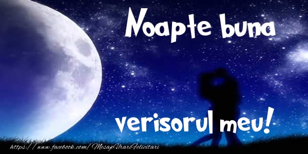 Felicitari de noapte buna pentru Verisor - Noapte buna verisorul meu!