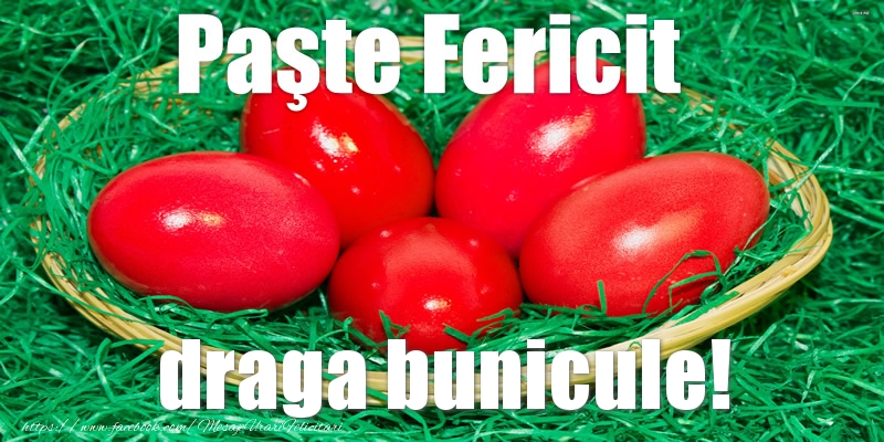 Felicitari de Paste pentru Bunic - Paste Fericit draga bunicule!