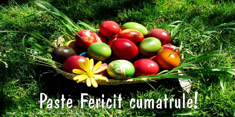 Felicitari de Paste pentru Cumatru - Paste Fericit cumatrule!