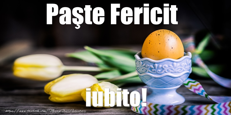 Felicitari de Paste pentru Iubita - Paste Fericit iubito!