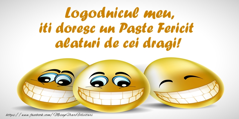 Felicitari de Paste pentru Logodnic - Logodnicul meu iti doresc un Paste Fericit alaturi de cei dragi!