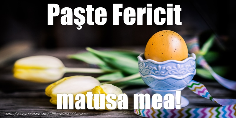 Felicitari de Paste pentru Matusa - Paste Fericit matusa mea!