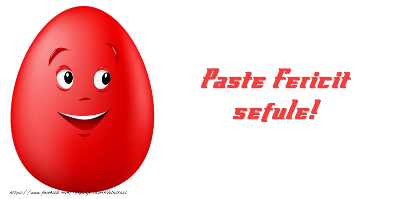 Felicitari de Paste pentru Sef - Paste Fericit sefule!