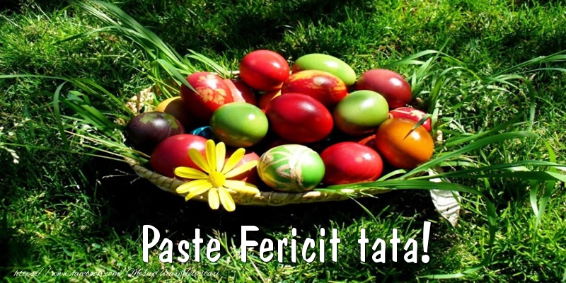 Felicitari de Paste pentru Tata - Paste Fericit tata!