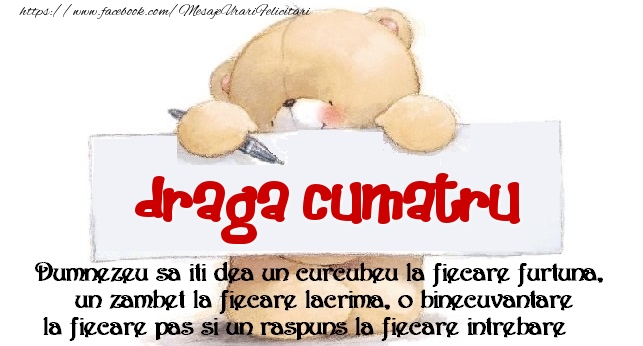 Felicitari de prietenie pentru Cumatru - Mesaj pentru prieteni! draga cumatru