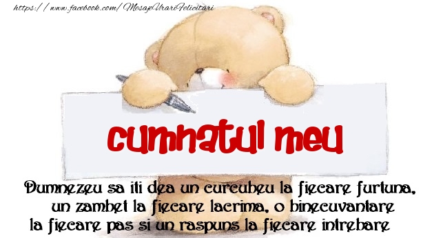Felicitari de prietenie pentru Cumnat - Mesaj pentru prieteni! cumnatul meu