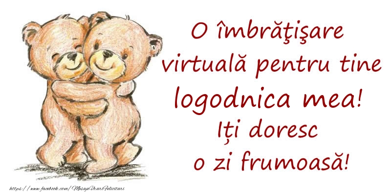 Felicitari de prietenie pentru Logodnica - O îmbrăţişare virtuală pentru tine logodnica mea. Iți doresc o zi frumoasă!