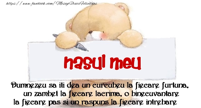 Felicitari de prietenie pentru Nas - Mesaj pentru prieteni! nasul meu