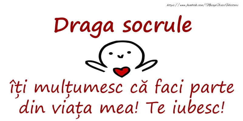 Felicitari de prietenie pentru Socru - Draga socrule, îți mulțumesc că faci parte din viața mea! Te iubesc!