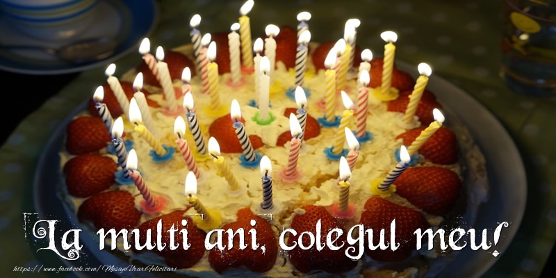 Felicitari de zi de nastere pentru Coleg - La multi ani, colegul meu!