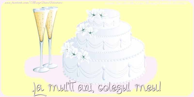 Felicitari de zi de nastere pentru Coleg - La multi ani, colegul meu!