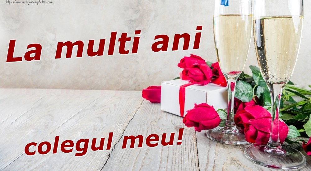 Felicitari de zi de nastere pentru Coleg - La multi ani colegul meu!