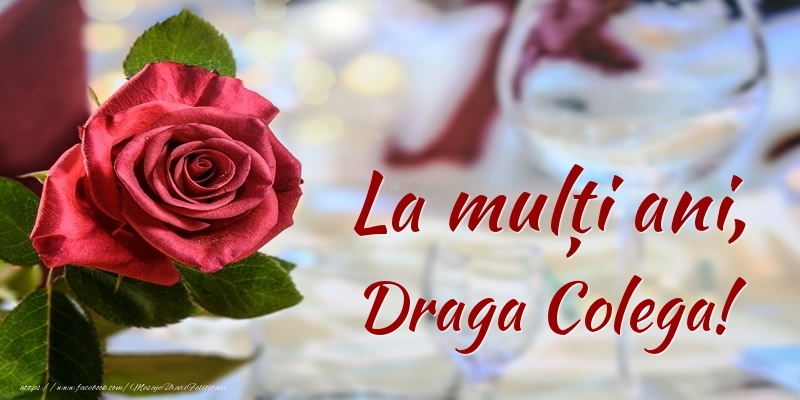 Felicitari de zi de nastere pentru Colega - La mulți ani, draga colega!
