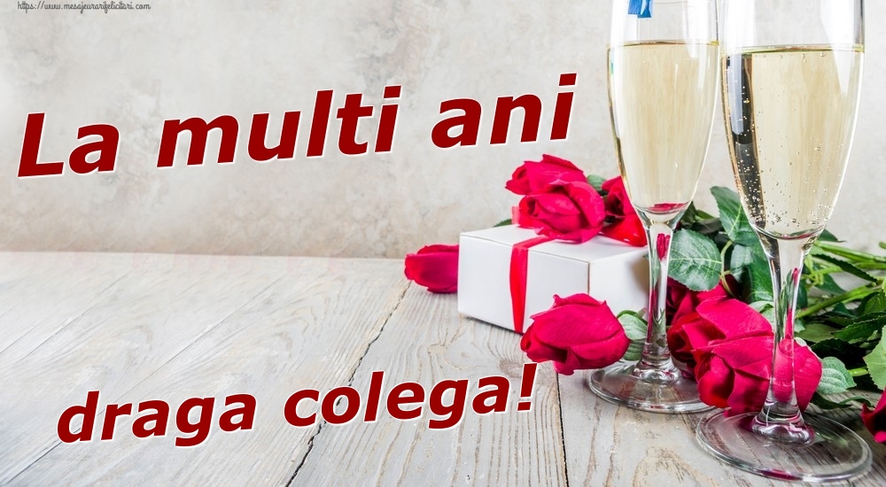 Felicitari de zi de nastere pentru Colega - La multi ani draga colega!