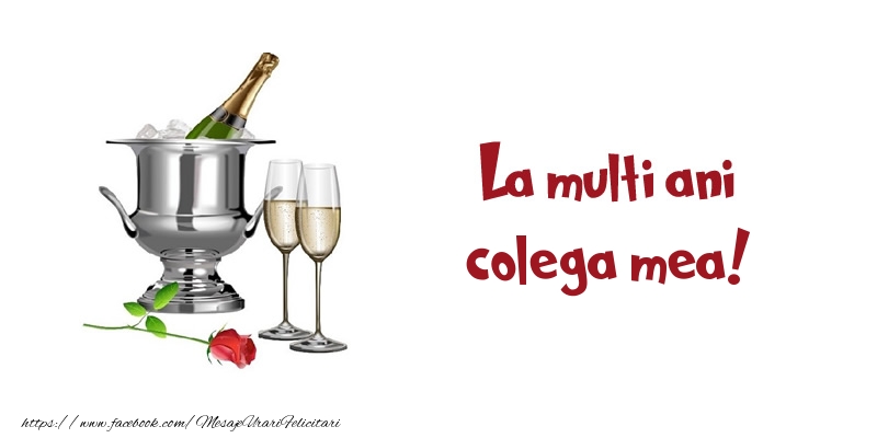 Felicitari de zi de nastere pentru Colega - La multi ani colega mea!