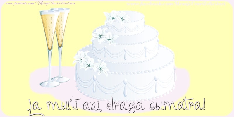 Felicitari de zi de nastere pentru Cumatra - La multi ani, draga cumatra!