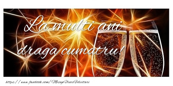 Felicitari de zi de nastere pentru Cumatru - La multi ani draga cumatru!