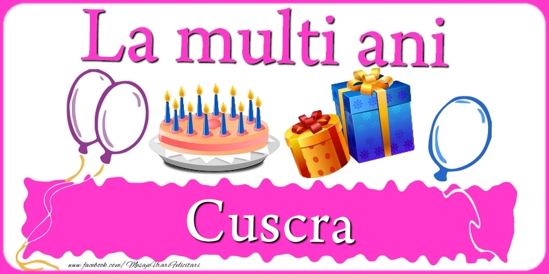 Felicitari de zi de nastere pentru Cuscra - La multi ani, cuscra!